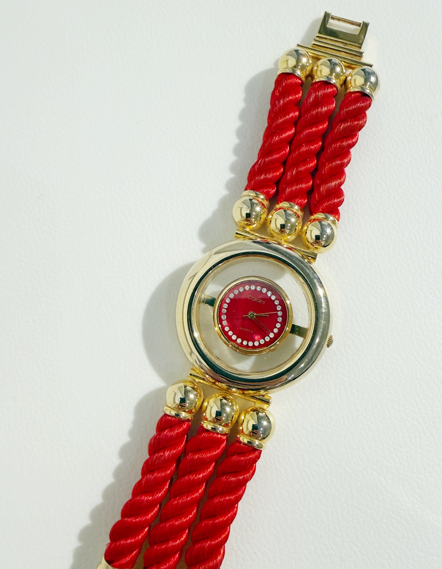 Vintage orange rope watch