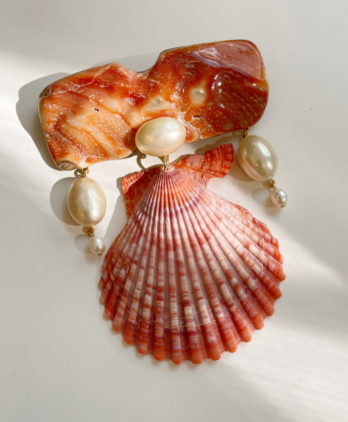 Shell Barrettes Goddess shell barrette – History Time Travel
