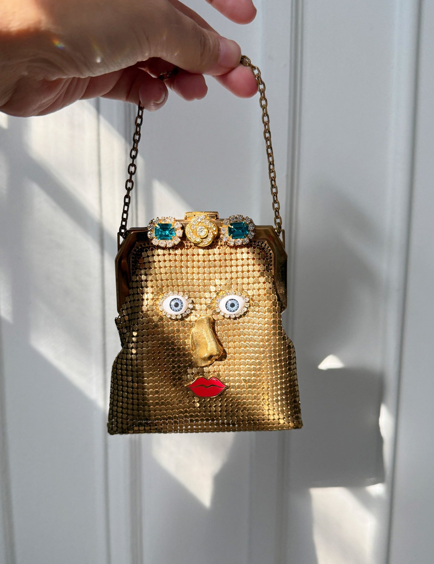 Ode to the master mini mesh purse belt