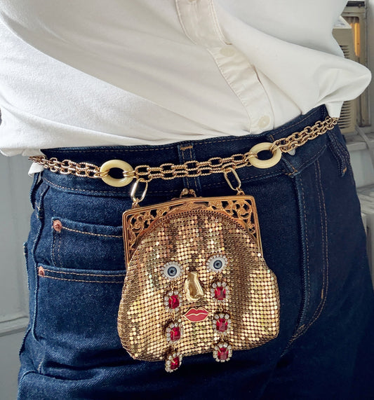 Ode to the master crybaby mini mesh purse belt