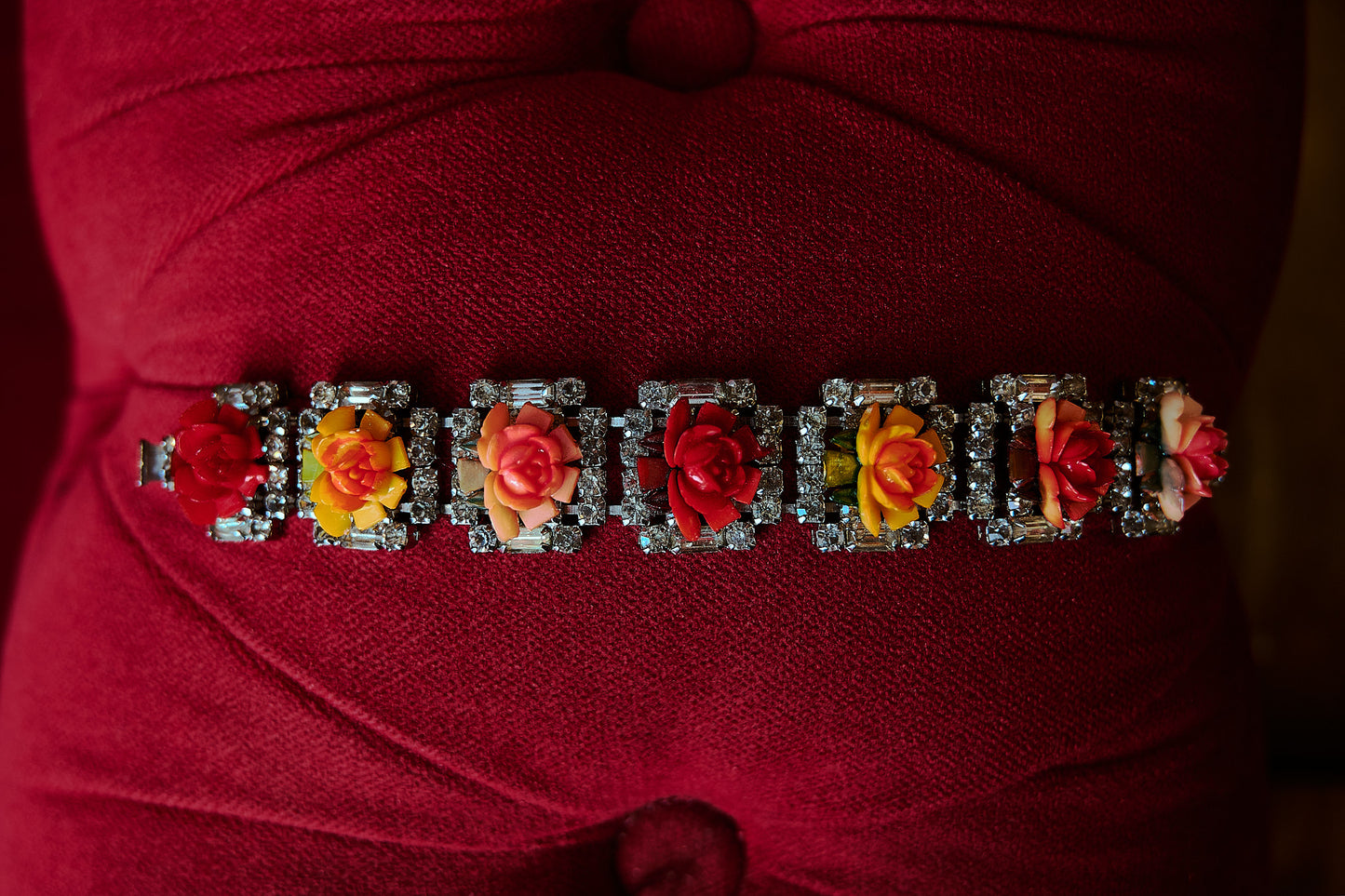 Desert Bloom rose bracelet