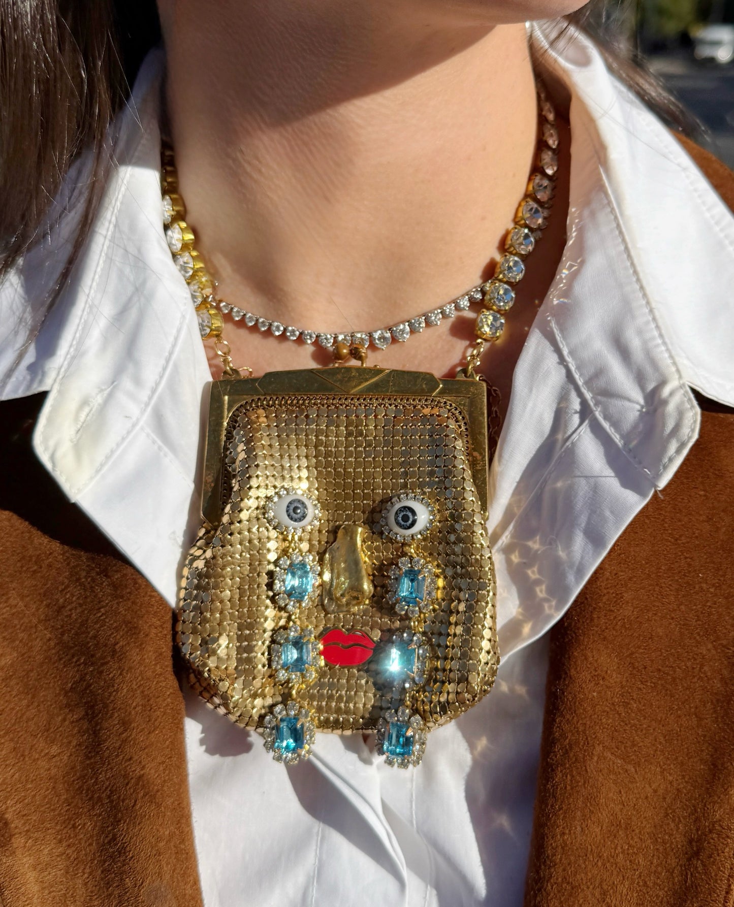 Ode to the master CRYBABY necklace purse