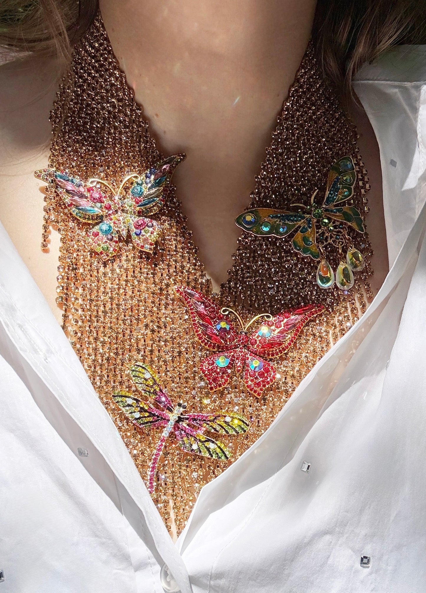 colossal necklace butterfly necklace