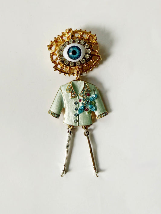 Surrealist emBODY brooch