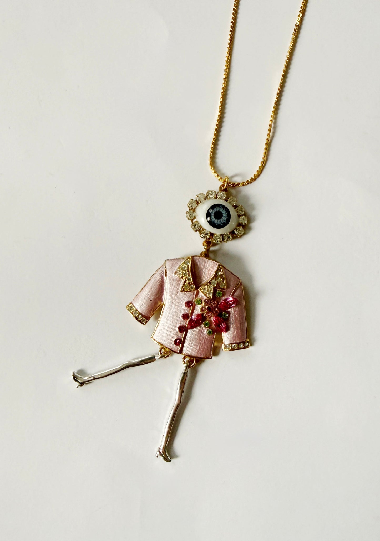 Coco blazer pendant necklace