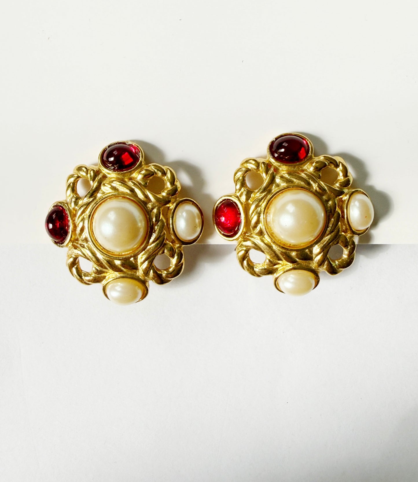 Vintage Givenchy clip on earrings