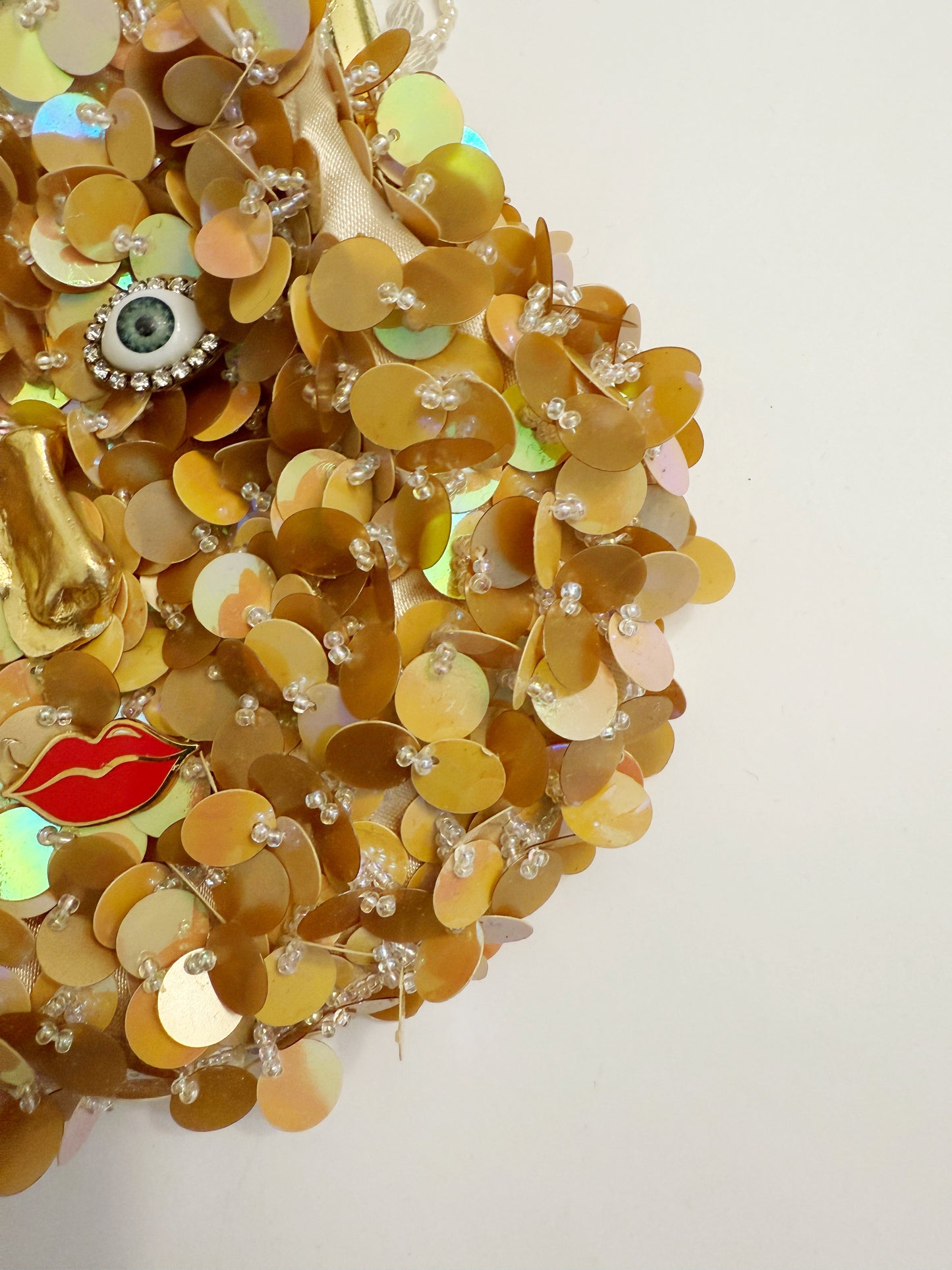 Ode to the masters sequin purse