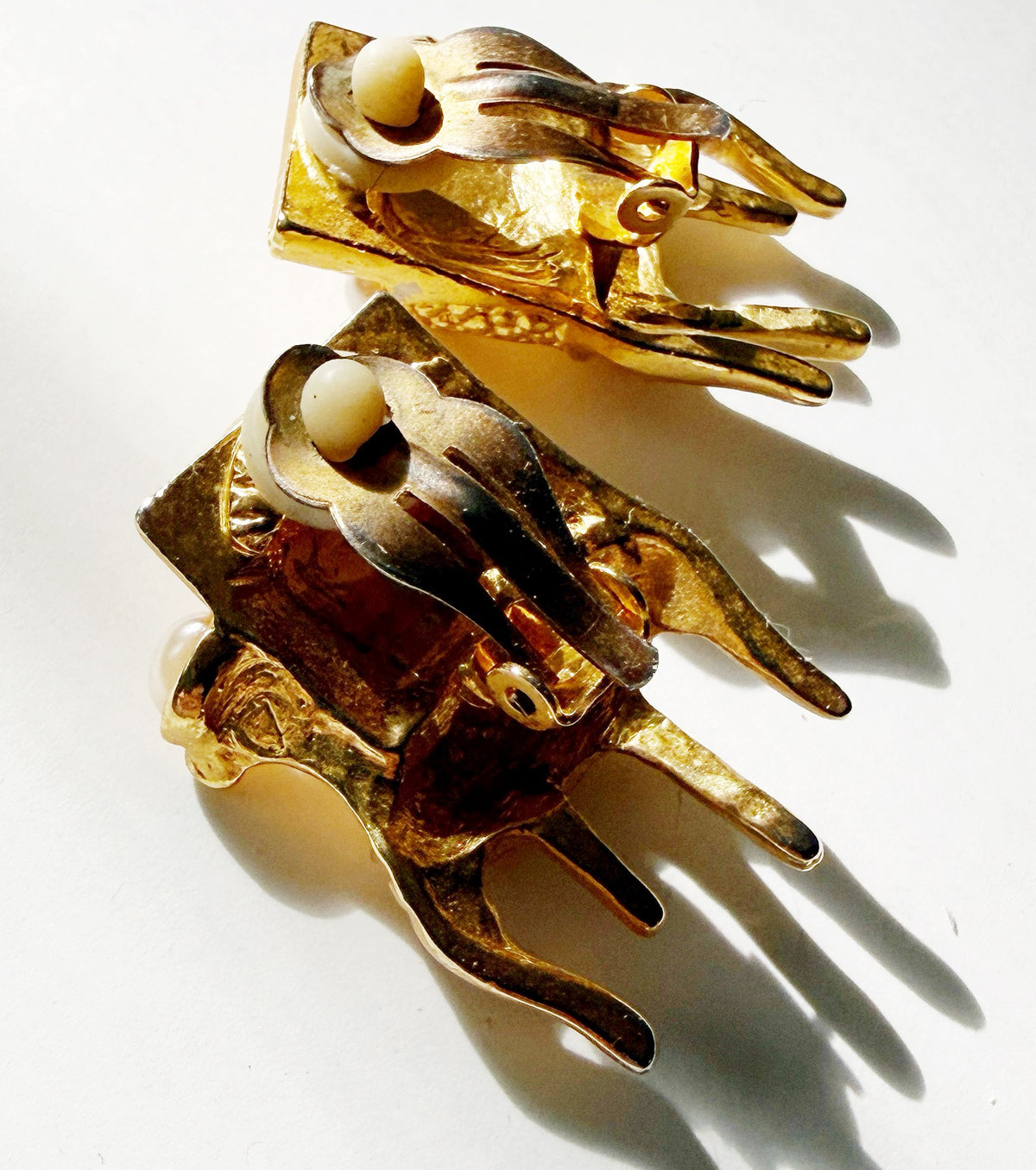 Karl Lagerfeld 1985 chair earrings