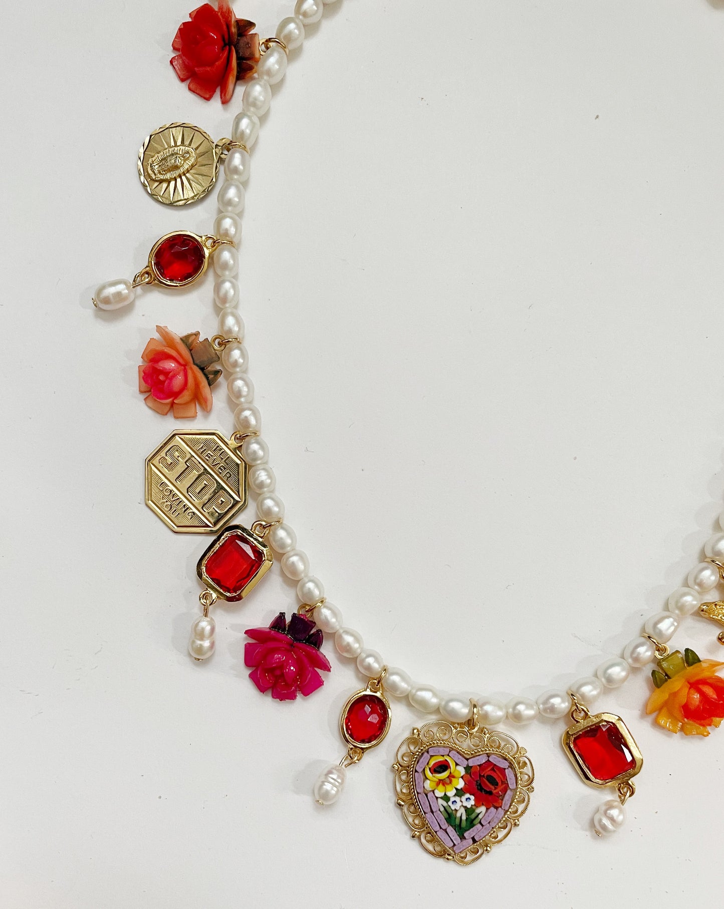 Desert Bloom charm necklace