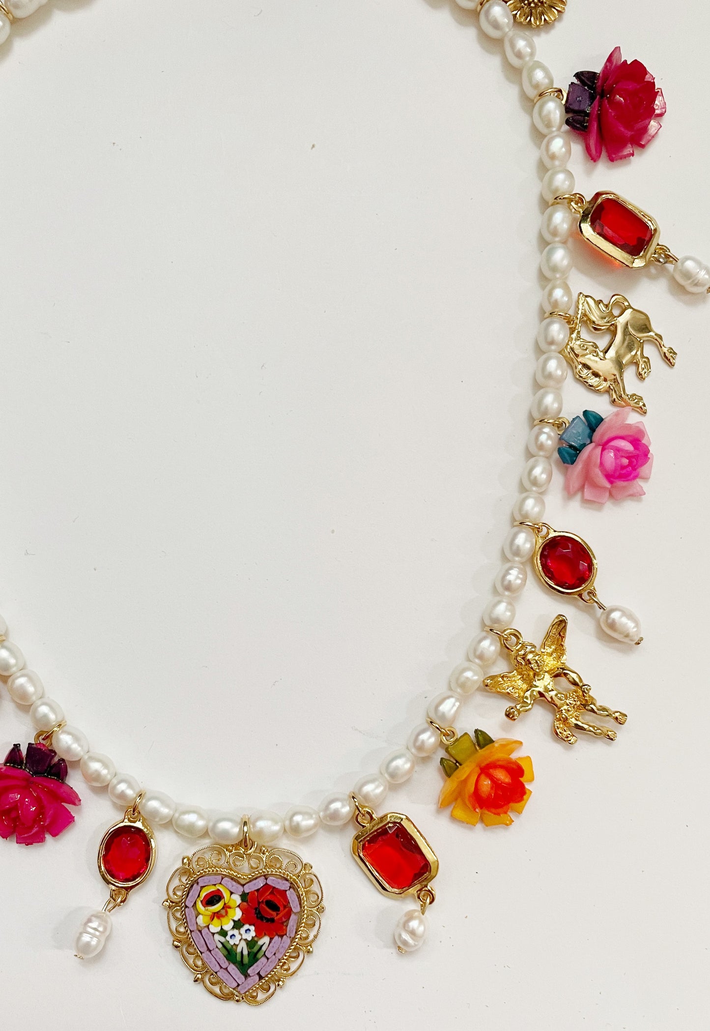 Desert Bloom charm necklace