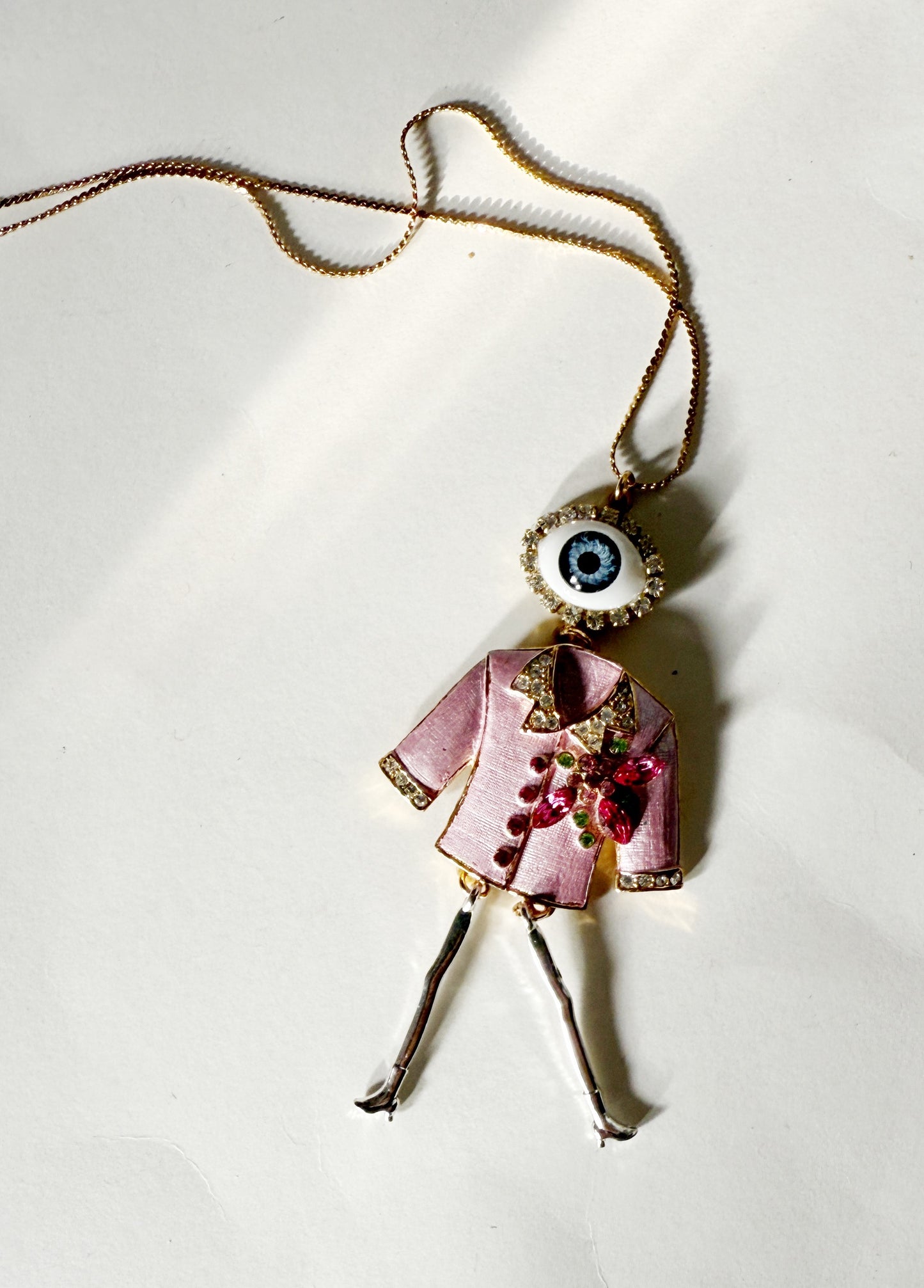 Coco blazer pendant necklace