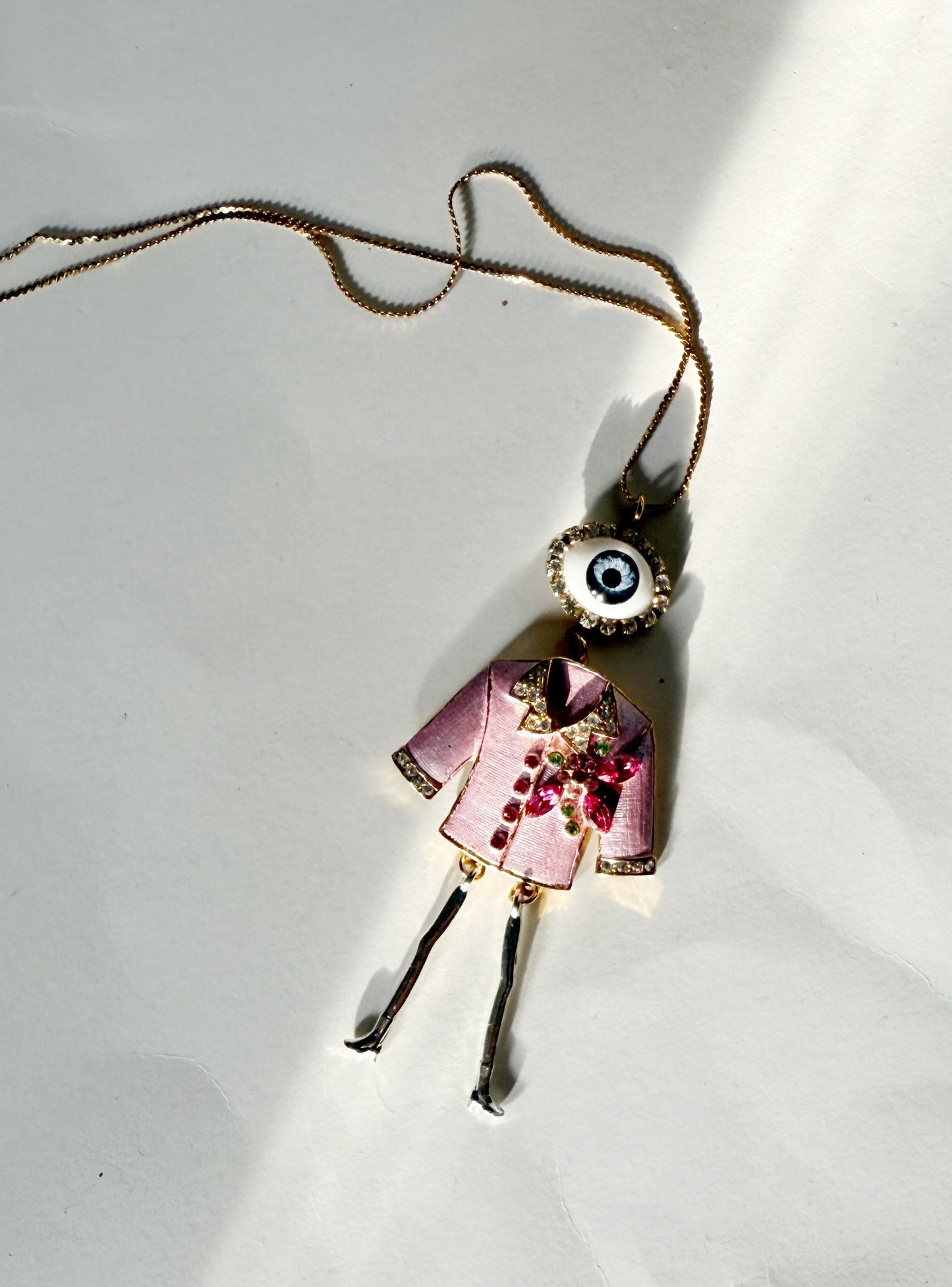 Coco blazer pendant necklace