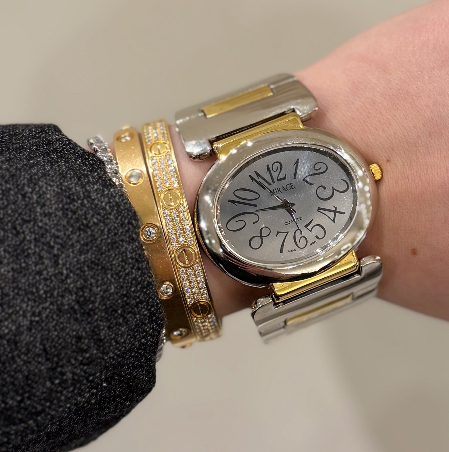 Vintage 2 tone watch