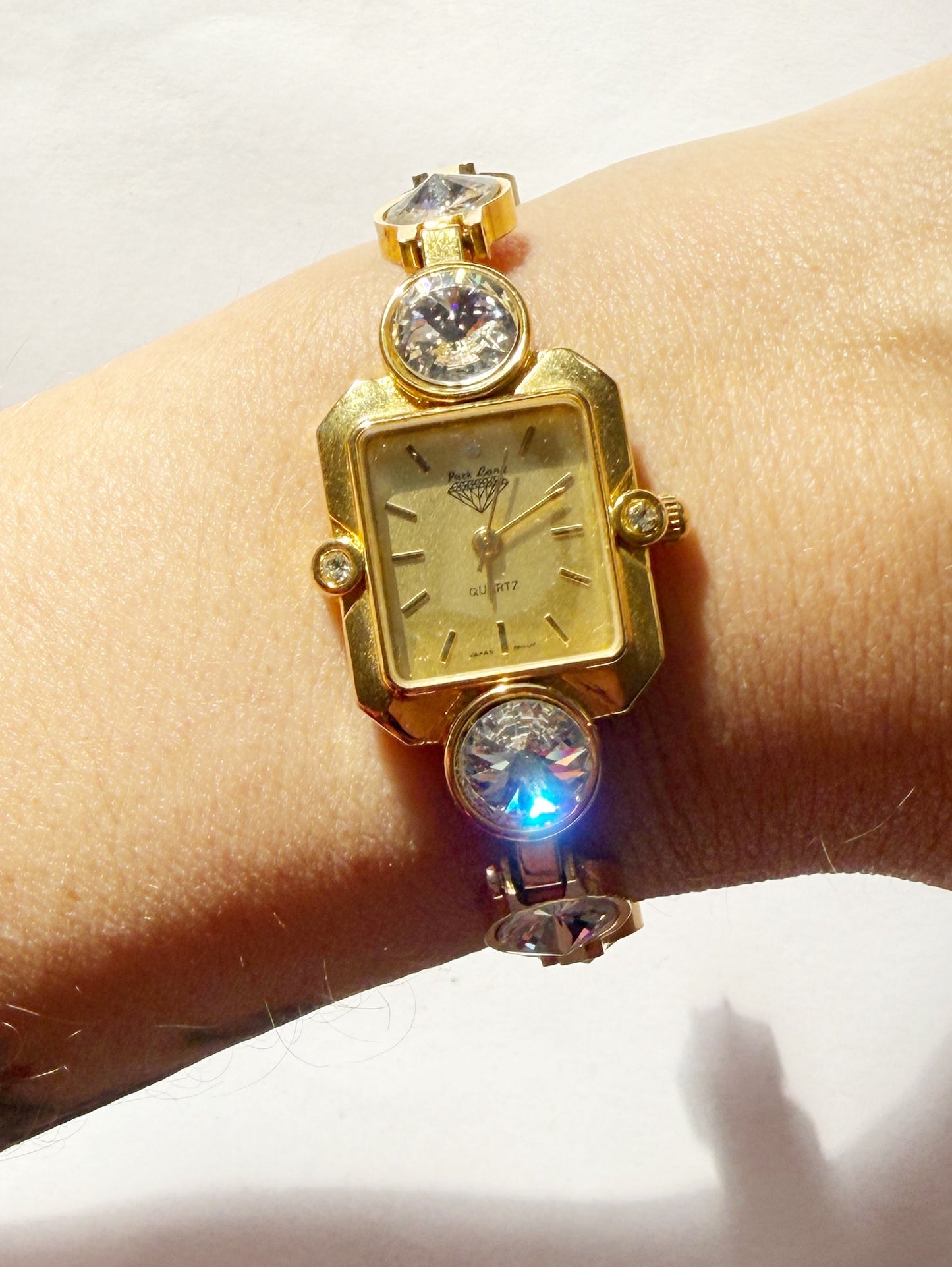 Vintage rhinestone watch
