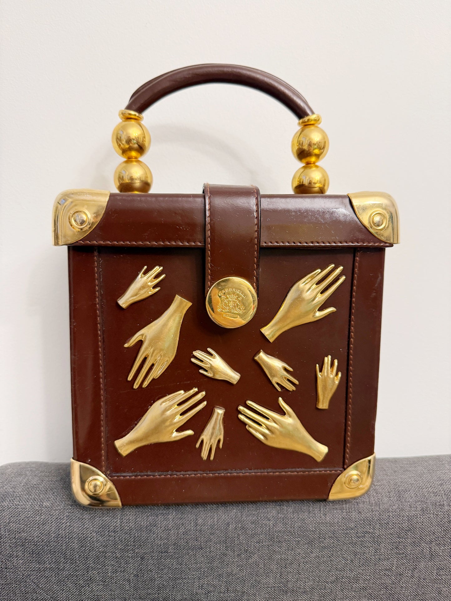 ALL HANDS IN leather purse