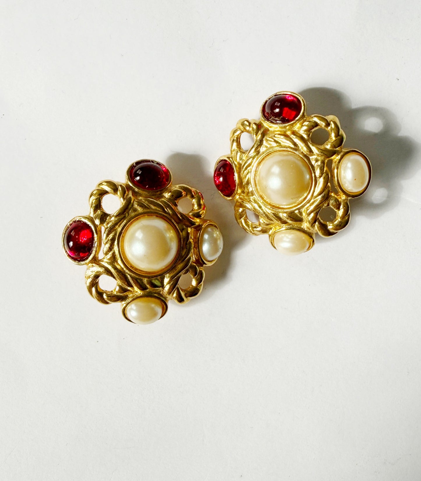 Vintage Givenchy clip on earrings