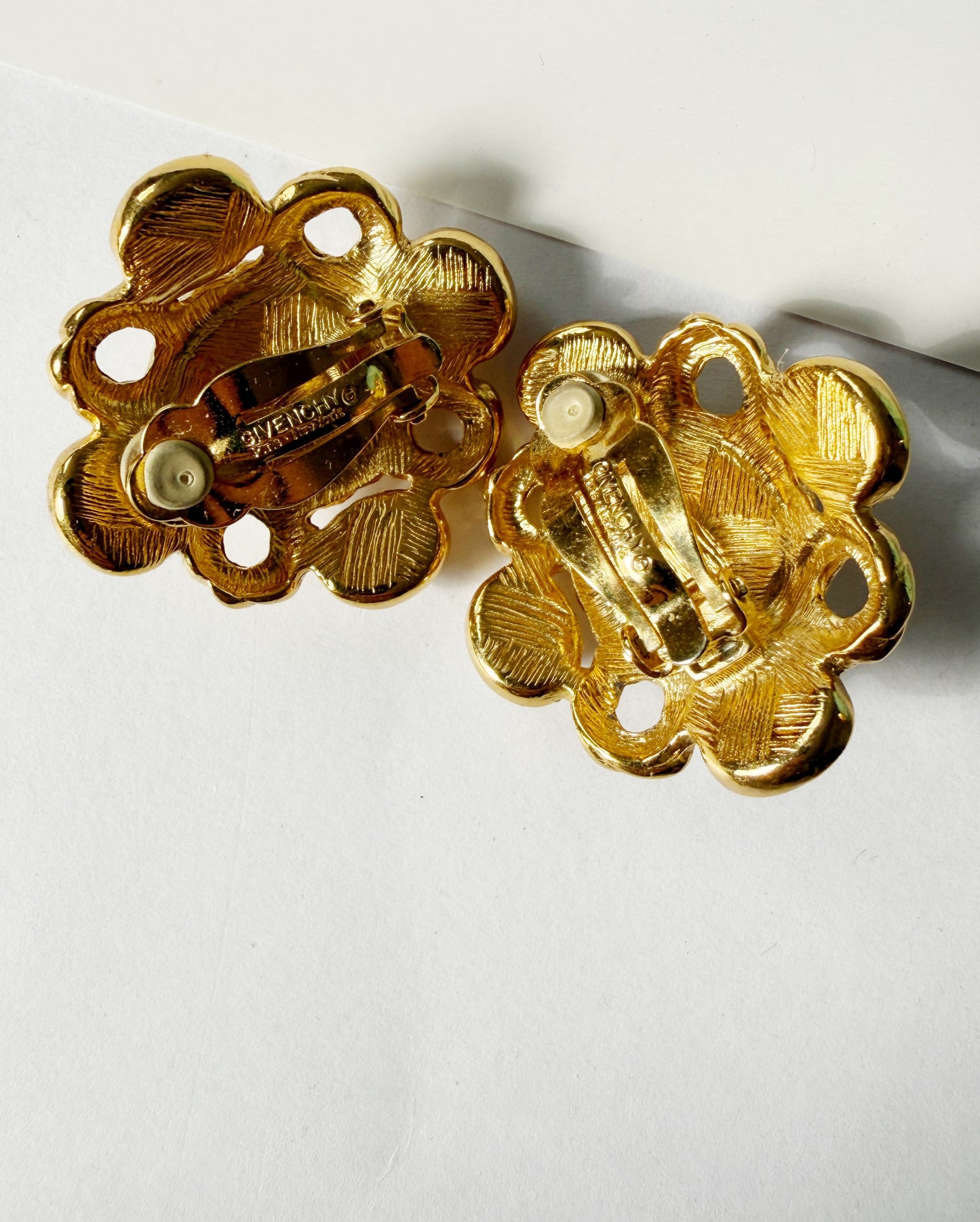 Vintage Givenchy clip on earrings