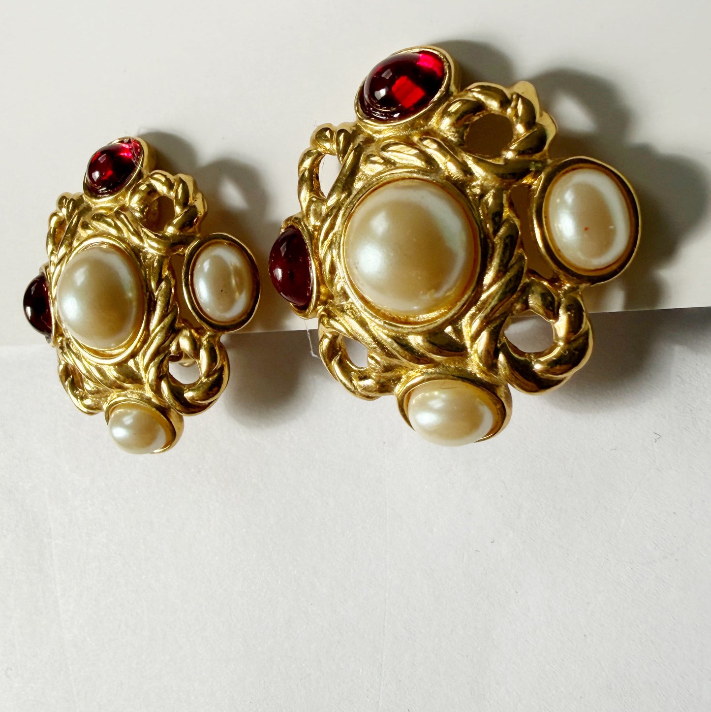 Vintage Givenchy clip on earrings