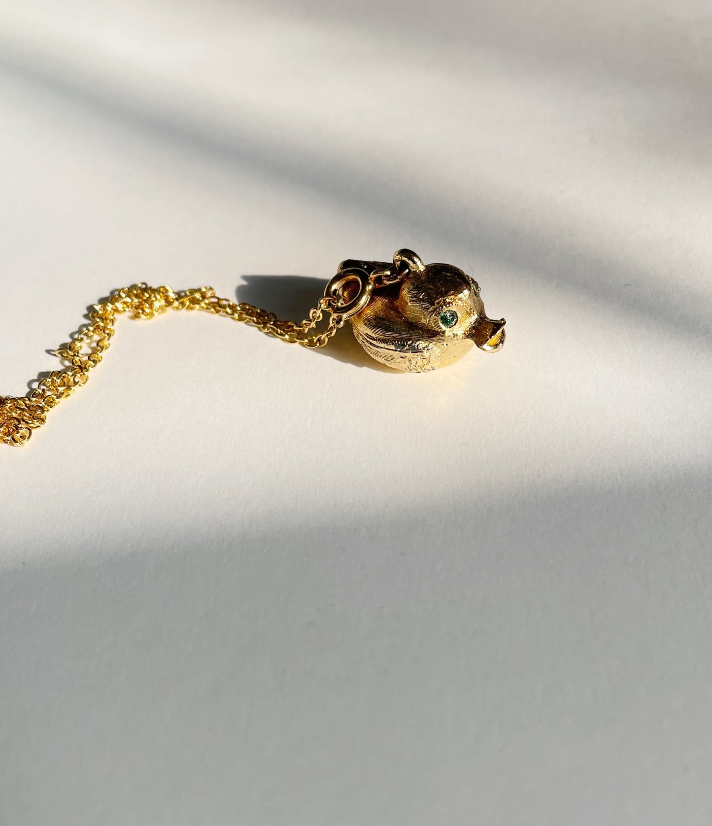 Hidden duck necklace