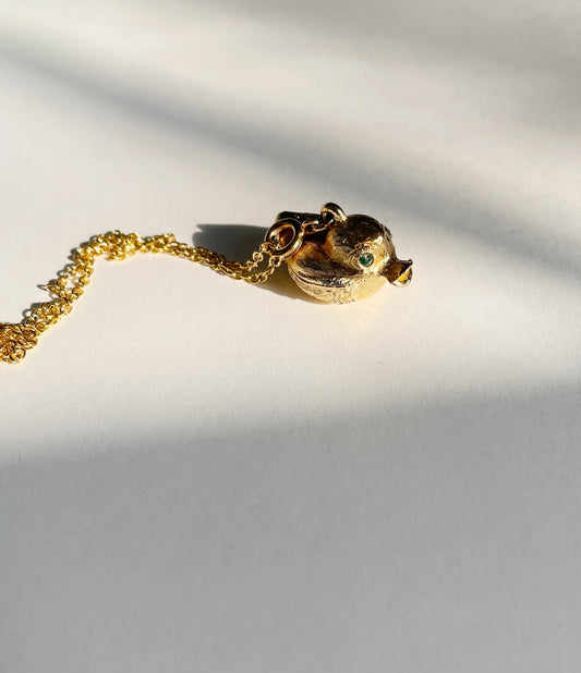 Hidden duck necklace