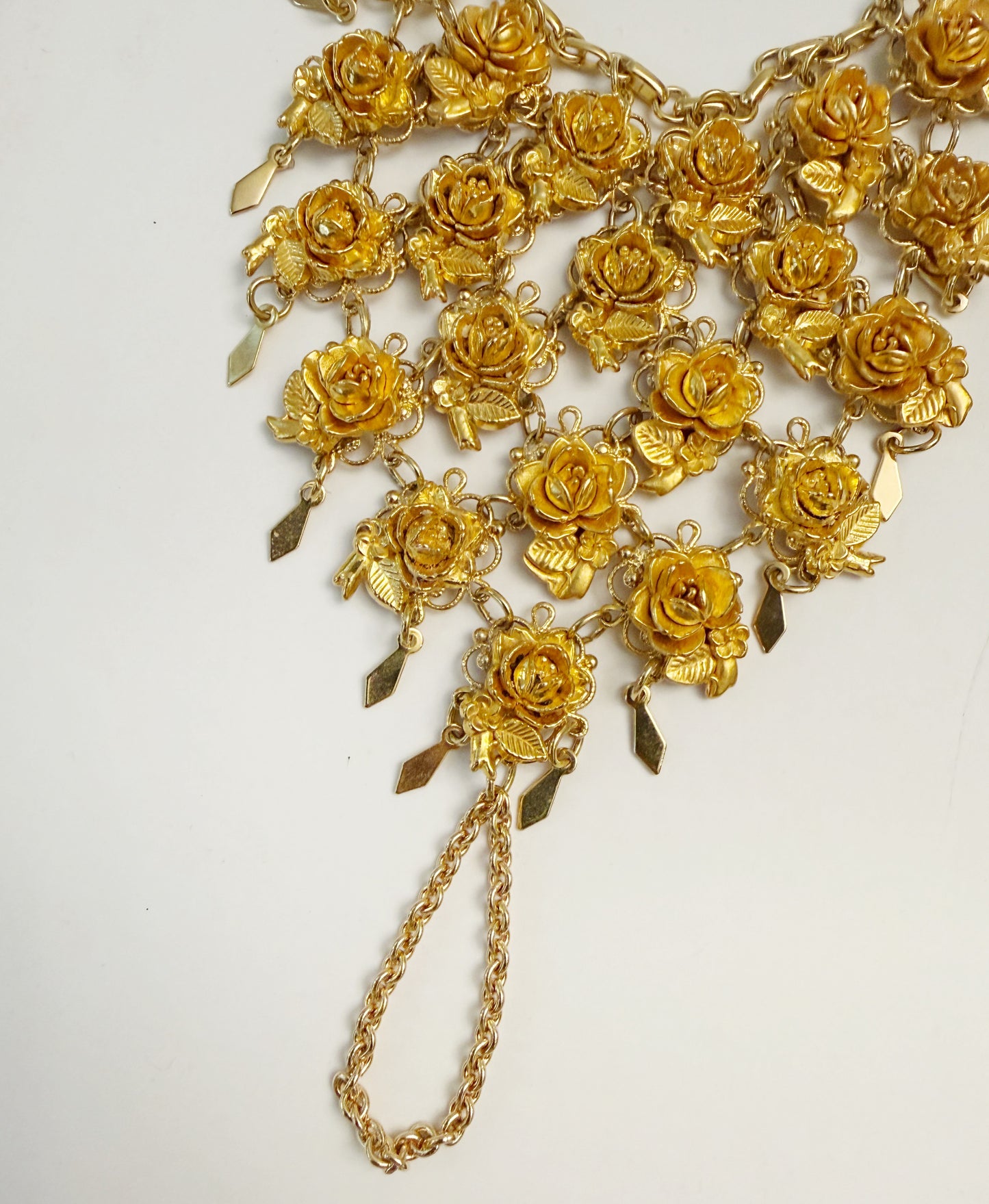 Rose party palm ring bracelet