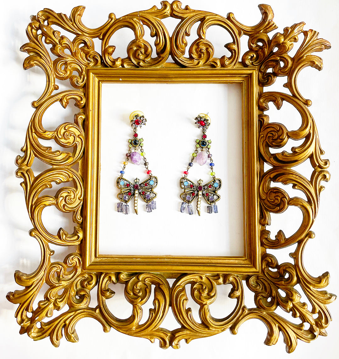 Vintage Yosca butterfly earrings