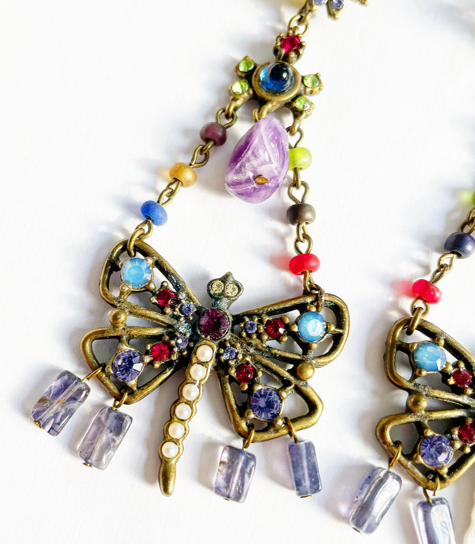 Vintage Yosca butterfly earrings