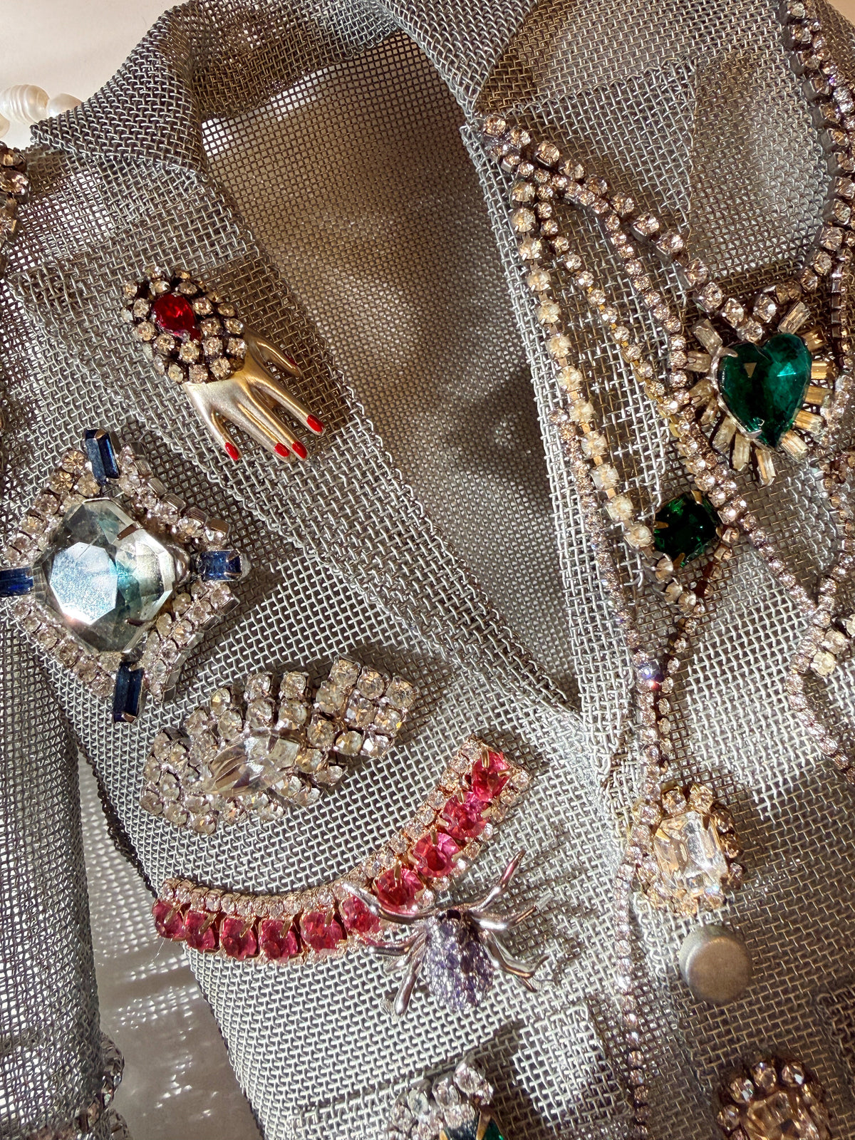 Glam rock dream blazer necklace