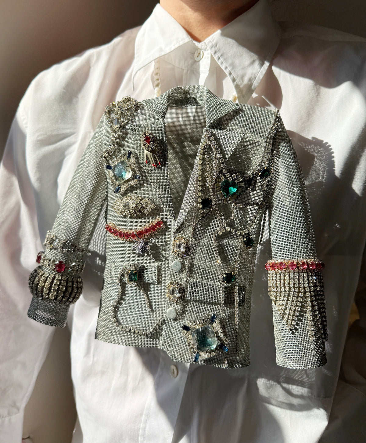 Glam rock dream blazer necklace