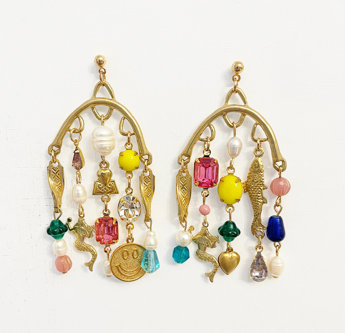 Happy daze charm earrings